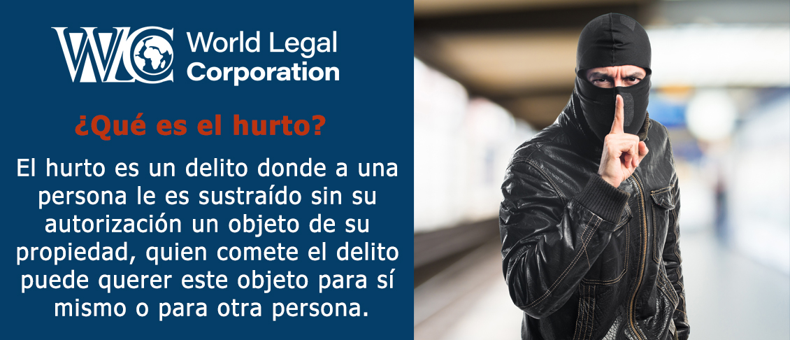 El hurto es un delito donde a una persona le es sustrado sin su autorizacin un objeto de su propiedad, quien comete el delito puede querer este objeto para s mismo o para otra persona