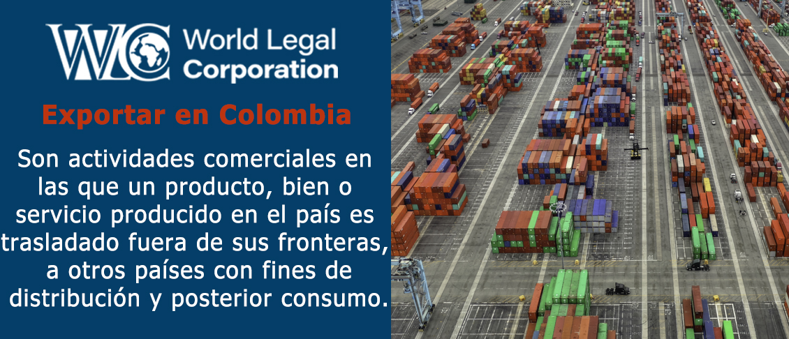 Las exportaciones son actividades comerciales en las que un producto, bien o servicio producido en el pas es trasladado fuera de sus fronteras, a otros pases con fines de distribucin y posterior consumo.