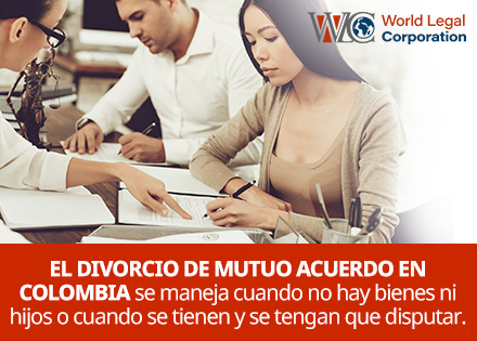 Pareja en Divorcio en Colombia de Mutuo Acuerdo.