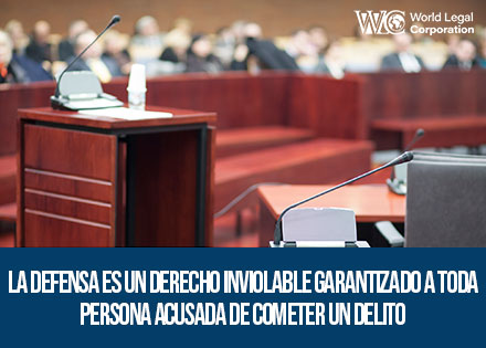 La defensa legal en el proceso penal