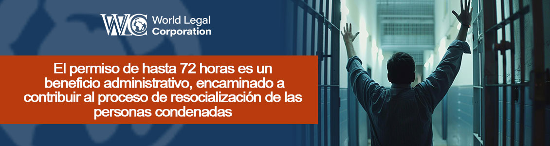 Hombre con Permiso hasta de 72 horas para salir del centro penitenciario